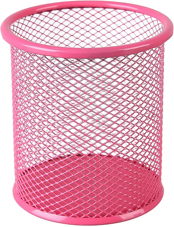 Pen Holder Pencil Organizer Mesh Cup Marker Tape Clip Scissors Container for Office Desk School Student and Teacher