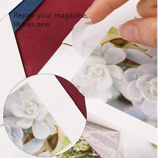 Clear Invisible Tape - 3/4 Inches Wide, 16 Rolls Pack | Strong Adhesive for Office Documents, Craft Projects | Not Recommended for Plastic Cutters