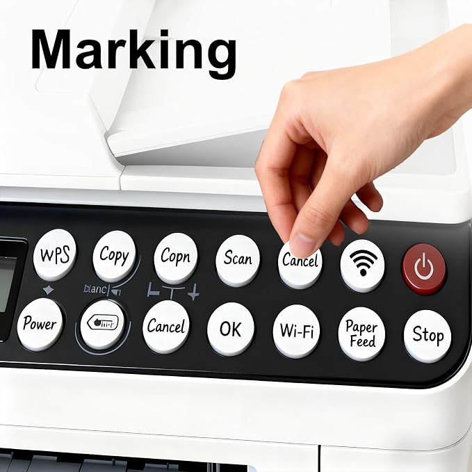1000 Pcs Round Stickers 1 Inch Color Circle Dot Stickers Small Code Labels for Office Shop Yard Sale Home Classroom Marking (White, 1 inch)
