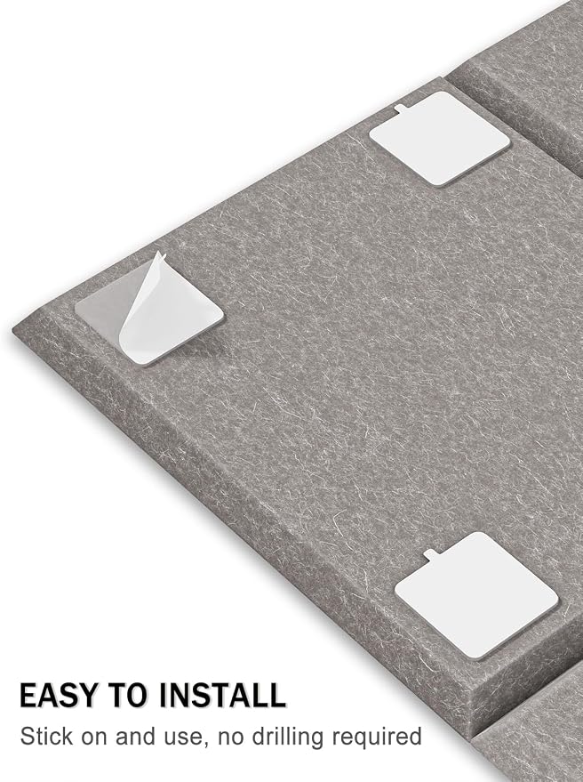 Hsurbtra Large Cork Board for Wall 36 x 24 Inch, 6 Pack Felt Bulletin Notice Board with Pushpins for Office Home School Farmhouse Wall Decor, Khaki
