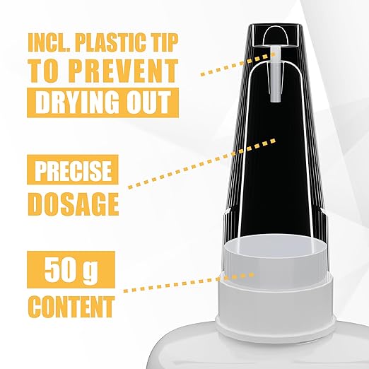 3D Printer Super Glue Thin for PLA, ABS, PETG, TPU & Nylon – 1.76 oz XXL – Capillary Action, Ultra Fast-Drying & Clear – Perfect for Resin, RC Parts, Cracks & Fine Detail Fixes