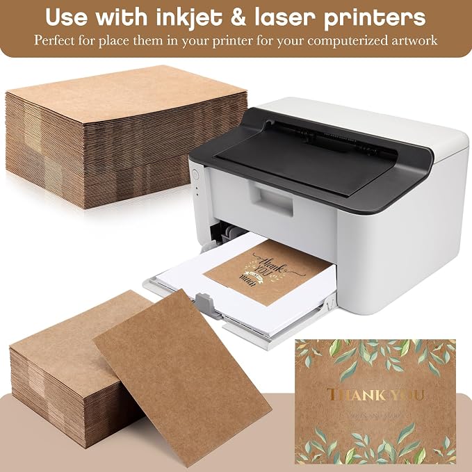 Fainne 1200 Pack Kraft Envelopes for Invitation, 120 GSM,A2, 4.375 X 5.75 in