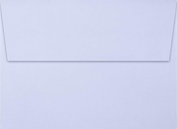 LUXPAPER A7 Invitation Envelopes for 5 x 7 Cards in 80 lb. Lilac, Printable Envelopes for Invitations, w/Peel and Press Seal, 1000 Pack, Envelope Size 5 1/4 x 7 1/4 (Purple)