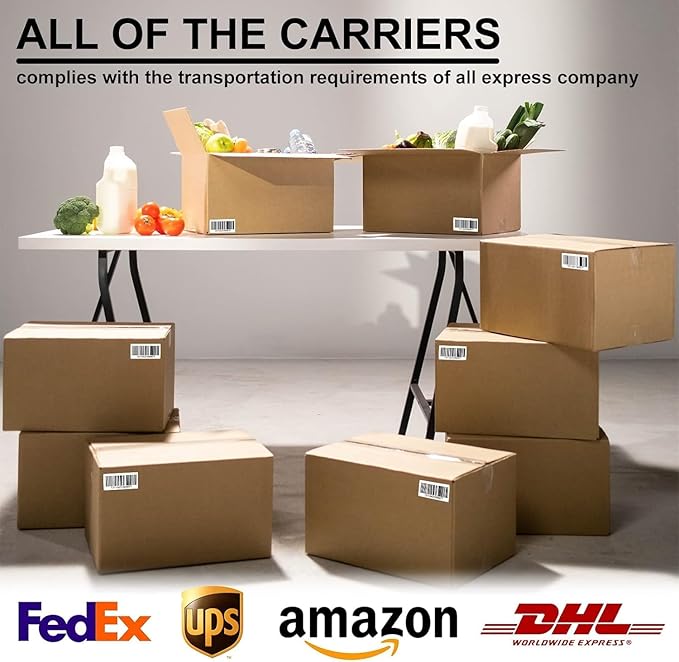 LabelMore 10 up Labels 2'' x 4" Shipping Address Labels for Laser and Inkjet Printers (10000 Sheets, 100000 Labels)