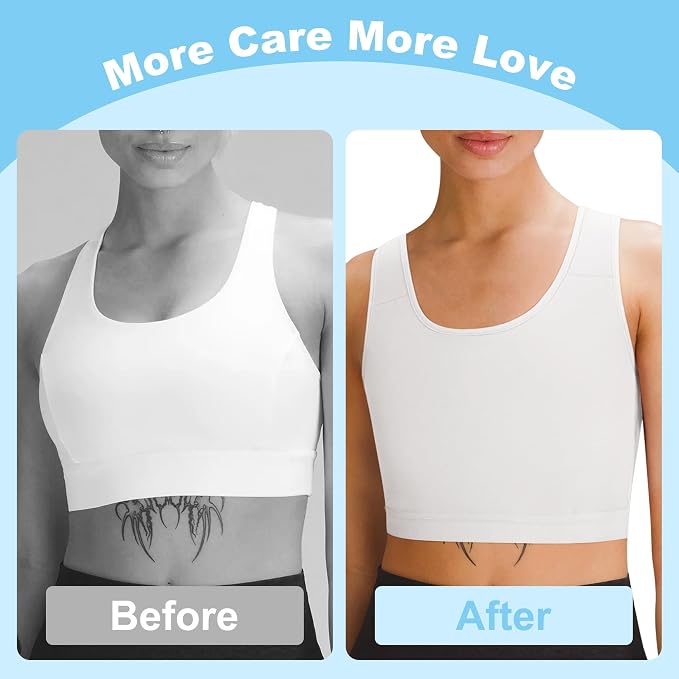 GCTBL Chest Binder for Transgender Half FTM Binder Trans Breathable Compression Bra