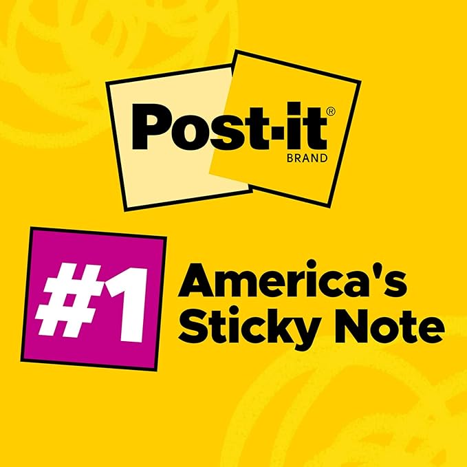 Post-it Pop-up Notes, 3x3 in, 5 Pads, America's #1 Favorite Sticky Notes, Assorted Colors, Clean Removal, Recyclable (3301-5AN) (Pack of 2)