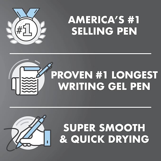 PILOT G2 Premium Gel Ink Pens, Fine Point, Iris Blue Ink, 12-Pack (17137)