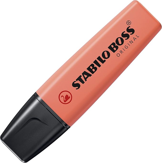 STABILO BOSS Original Pastel Highlighter, Mellow Coral Red