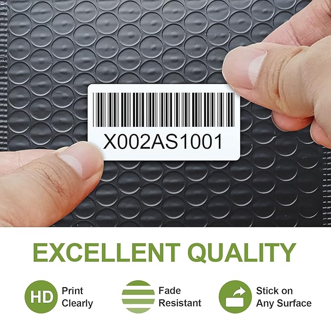Compatible 1" x 2-1/8" Multipurpose Direct Thermal Labels Replacement for DYMO 30336 Barcodes Address Postage, Compatible with Rollo, DYMO 4XL & Zebra Printers (12 Rolls, 500 Labels/Roll)