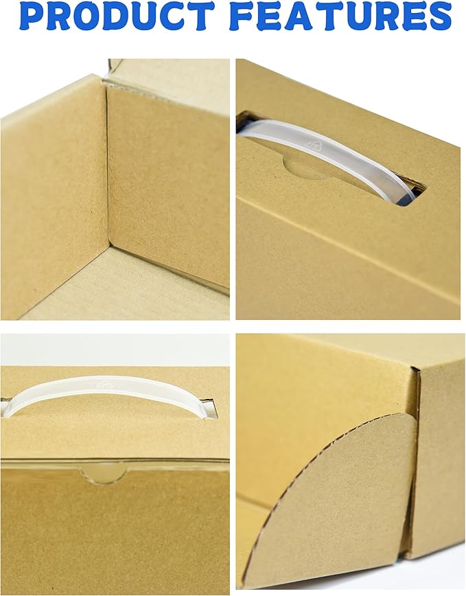 Laptop Shipping Box with Protection Foam for up to 17 Inches Notebook, Cardboard Laptop Box for Shipping, Secure Mailing Boxes, 10 Pack