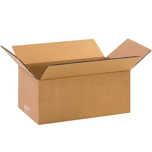 BOX USA Shipping Boxes 11"L x 6"W x 4"H 25-Pack Long Corrugated Boxes for Moving, Shipping, Mailing, Packing, Packaging and Storage