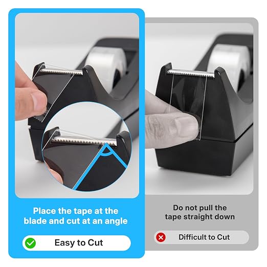 OWLKELA 30 Rolls Tape Refills, Clear | Transparent Glossy Tape, All-Purpose, Ideal for Office, Home and School