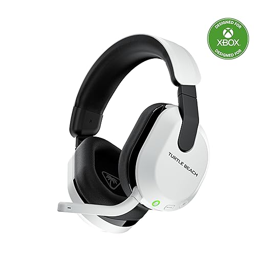 Turtle Beach Stealth 600 Wireless Multiplatform Amplified Gaming Headset for Xbox Series X|S, Xbox One, PC, PS5, PS4 & Mobile – Bluetooth, 80-Hr Battery, Noise-Cancelling Mic – White (Renewed)