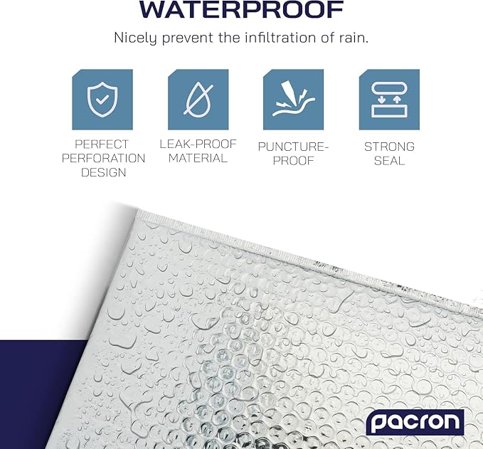 Waterproof Insulated Foil Thermal Bubble Mailers 12x17, 500-Pack | Ideal for meal kits, frozen goods & bulk perishables. Tear-resistant metallic lining protects temperature-sensitive items.