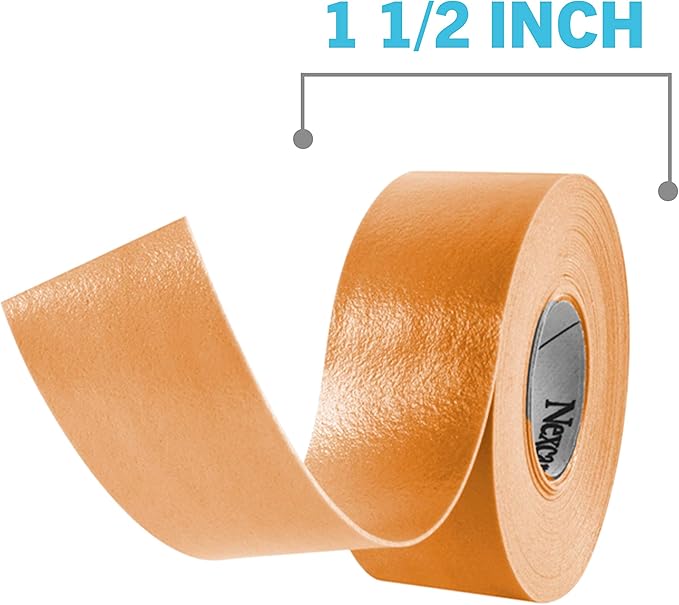 Nexcare Absolute Waterproof Tape, Flexible Foam Medical Tape, Secures Dressing and Keeps Wounds Dry - 1.5 in x 5 yds, 1 Roll of Tape
