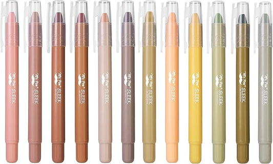 Mr. Pen- Gel Highlighter, 12 Pack, Vintage Colors, Bible Highlighters No Bleed, No Bleed Highlighters