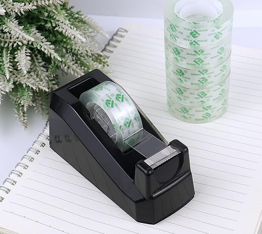 BOMEI PACK 192 Rolls Crystal Clear Transparent Tape, Clear Tape Refills Rolls for Dispenser, 3/4 in x 900 in,1 inch Core, Gift Wrapping Tape Bulk for Office, School and Home