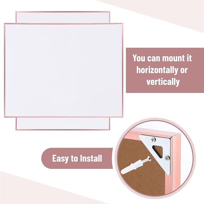 Mr. Pen- Small Dry Erase Board, 11x14 Inches | Whiteboard with Black Dry Erase Marker, Aluminum Frame, Magnetic Small White Board for Students, Home, Office and Classroom