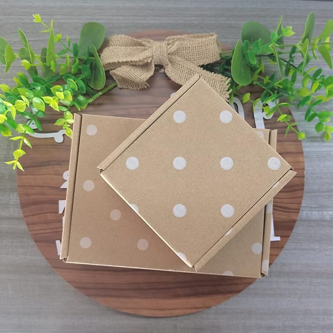25 Pack Small Shipping Boxes - Corrugated Cardboard Mailers, Gift & Craft Packing (7.2" x 5.2" x 2")