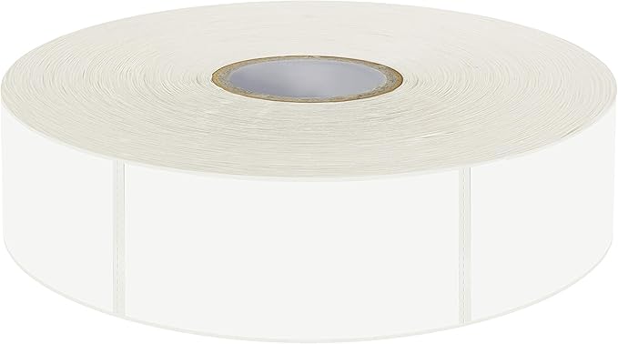 1000 Removable Food Labels, Water/Oil/Tear Resistant Blank Stickers with Perforation Line for Food Containers, Freezer, Fridge, Jars, Pantry, Organization (1” x 2”)