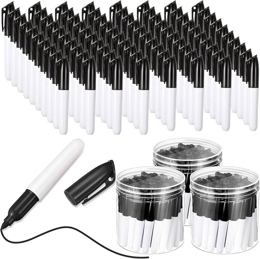Ctosree 120 Pcs Mini Dry Erase Markers for Nurses Badge Erasable Whiteboard Markers with Cap ClipsLow Odor Dry Erase Pens for Office Supplies