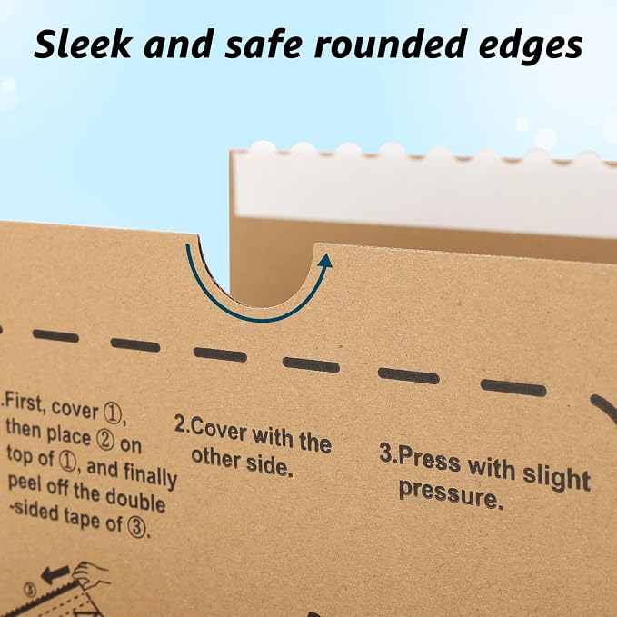 EdenseeLake 8x6x4 inches Self-Sealing Shipping Boxes, Corrugated Cardboard with Easy Open Pull-Tab for Packing, Moving, Mailing, 25 Packs
