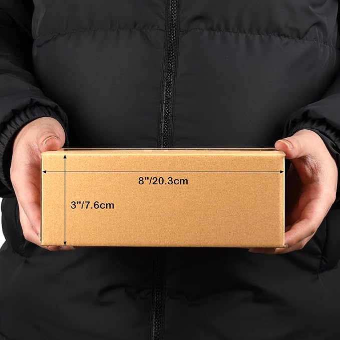 EdenseeLake 8x6x3 inches Shipping Boxes Small Cardboard Boxes for Packing, Moving, Mailing, 40 Pack