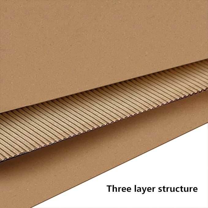 7x5x4 Inches Shipping Boxes Pack of 25, Small Corrugated Cardboard Box for Business Mailing Packaging, Brown