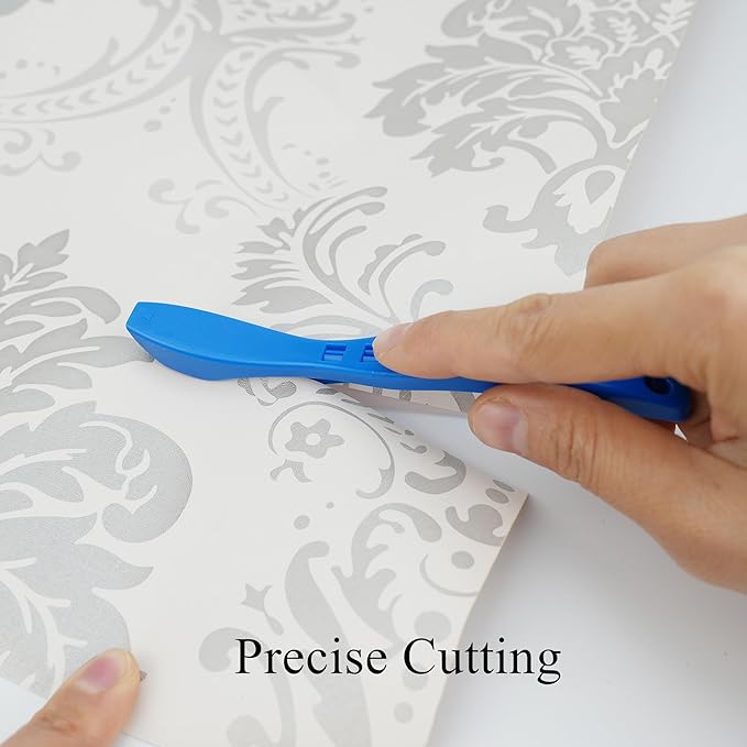Umaki 3 Pack Safety Cutter Vinyl Knife Tool Film Cutter Wrapping Paper Cutter, Utility Cutting Knife for Automotive Wrap, Window Tint, Craft Vinyl, Home and Office Use, Green+Blue