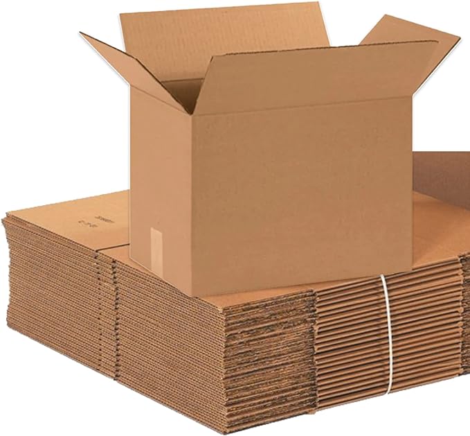 Aviditi 151014 Corrugated Cardboard Box 15" L x 10" W x 14" H, Kraft, For Shipping, Packing and Moving (Pack of 25)