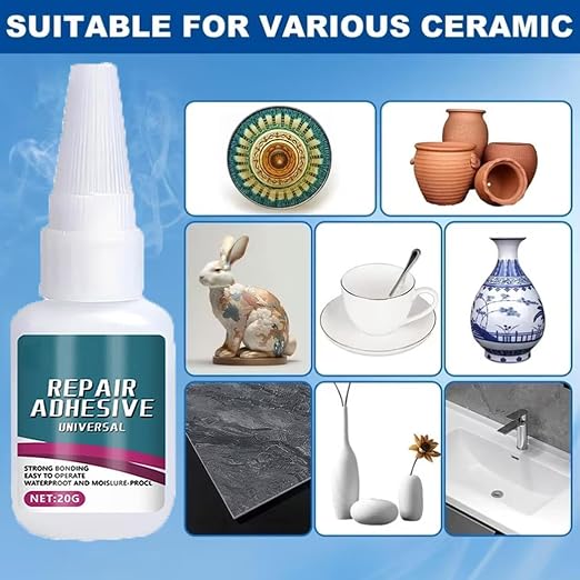 Glass Glue Clear 20g Heavy Duty All Purpose Clear Adhesive Gel | Glass Repair Glue Liquid for Home Indoor Bedroom Living Room Window Aquarium Fish Tank Office Craft