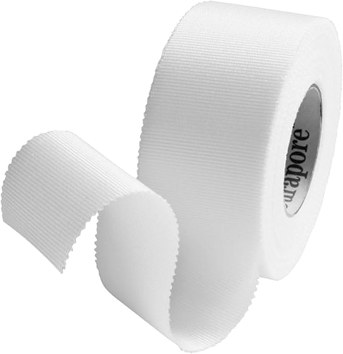 Nexcare Durapore Durable Cloth Tape, 1 Inch x 10 Yards, 1 Roll, Strong Adhesive First Aid Medical Tape, Breathable, Latex-Free, Hypoallergenic