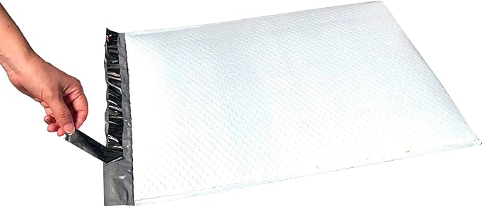 15 ct #7 Extra Large Poly Bubble Mailers 14.5x19 Inch Bubble Lined Cushioned Poly Mailer. Tear-proof, Water-resistant and Postage-saving Lightweight Shipping Padded Envelopes/Bags.