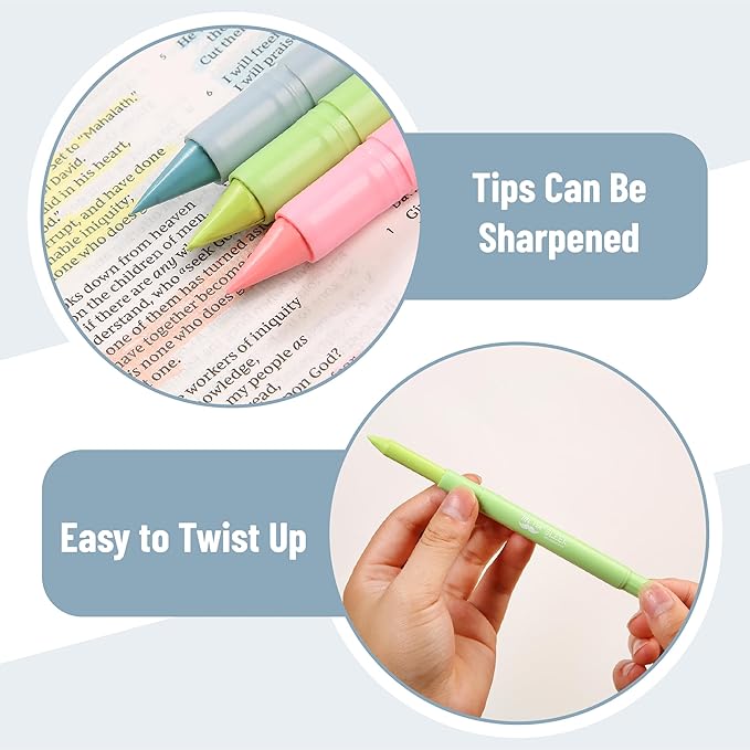 Mr. Pen- Gel Highlighters, 16 Pack Assorted Colors, No Bleed, Bible Markers