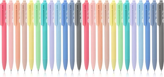 Mr. Pen- Retractable Gel Pens, 24 Pack, Fast Dry, Gel Pens Fine Point 0.7mm, Retractable Pens, Cute Pens