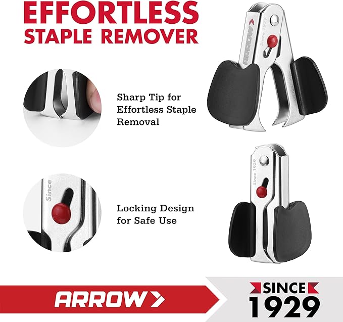 Arrow Mini Stapler with Staples, 16 Sheets Capacity, 2-Pack Small Stapler with Staple Remover and 2000 Count 26/6 Staples for Daily Office Use, School Tasks and Home Organization