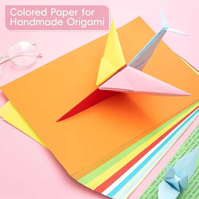 M&G 100 Sheets Colored Copy Printing Paper 10 Assorted Colors, 8.3 X 11.7 in Construction Paper for Card Making Scrapbooking School Office DIY Craft