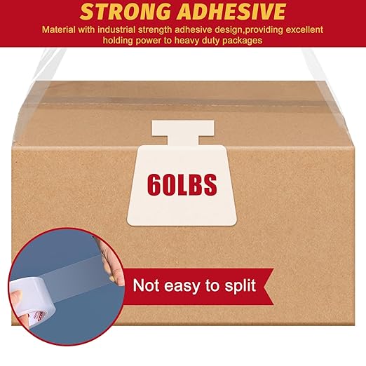 Heavy Duty Packing Tape for Moving Boxes and Packaging Supplies, Total 390y, 6 Rolls Clear Moving Tape with Dispenser and Utility Knife, 1.89in. X65yd, Mailing and Moving Supplies
