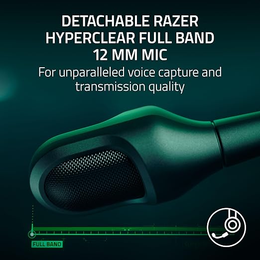 Razer BlackShark V3 Pro Wireless ANC Gaming Headset for PC: Full Band Mic - 50mm Drivers - 2.4 GHz, Bluetooth, USB, 3.5mm - Works with Mac, PS5, Nintendo Switch, Smartphone - Counter-Strike 2 Edition