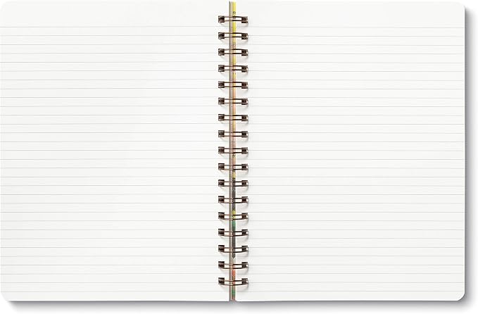 Compendium Spiral Notebook - There is a voice that doesn't use words. Listen. — A Designer Spiral Notebook with 192 Lined Pages, College Ruled, 7.0”W x 9.25”H