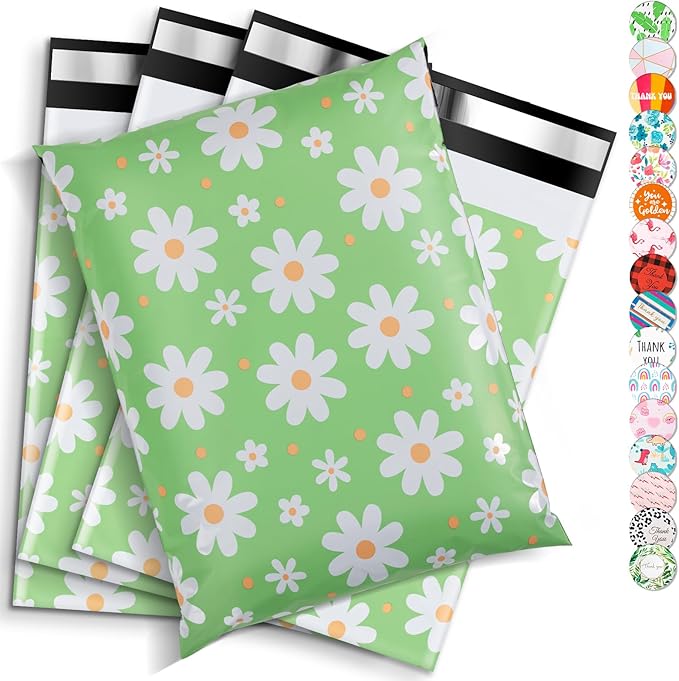 Oududianzi Poly Mailers 10x13, 100PCS Waterproof Shipping Bags, Self-Sealing Mailers Poly Bags, Mailing Envelopes Bulk, Packaging Bags for Online and offline Small Bussiness