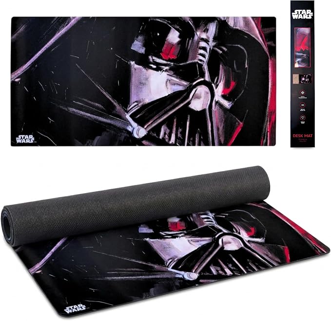 Star Wars Large Gaming Mouse Pad 31"x15" XL Computer Desk Mat, Anime | Star Wars anime gaming mouse pad,, Oversized 31x15in smooth fabric top, stitched edges, non-slip rubber base.