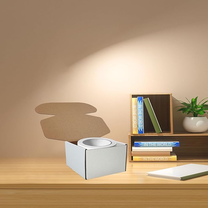 5 x 5 x 3 inch Shipping Boxes Set of 25， White Corrugated Cardboard Box Mailer Boxes for Packaging Small Business Shipping，Mailing Boxes Bulk for Birthday Wedding Party Book Literature Gift Giving