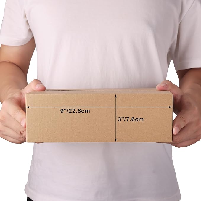 EdenseeLake 40 Pack 9x6x3 inches Shipping Boxes Small Cardboard Boxes for Packing, Moving, Mailing, Brown