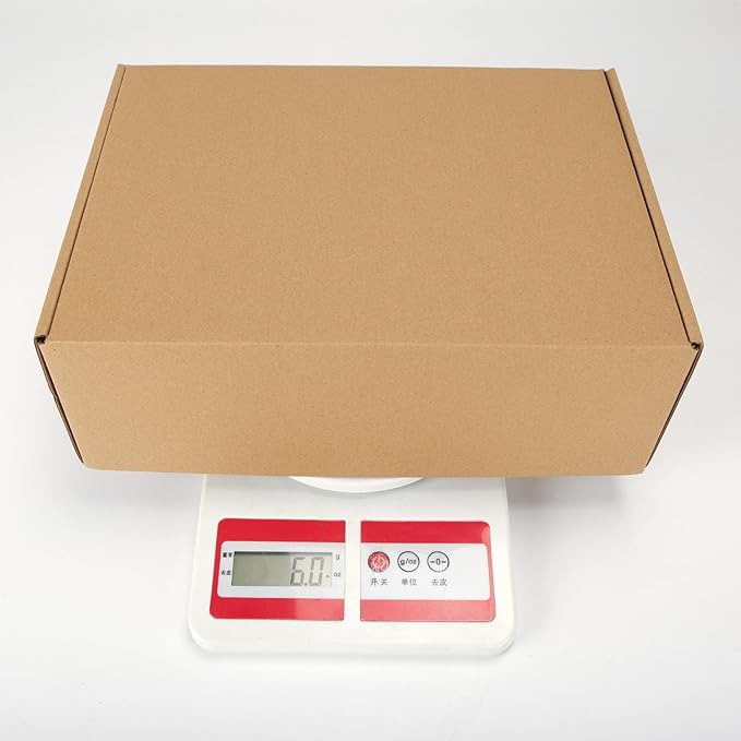 12x9x4 Shipping Boxes Set of 6, Medium Cardboard Boxes for Packaging, Brown Mailing for Small Business