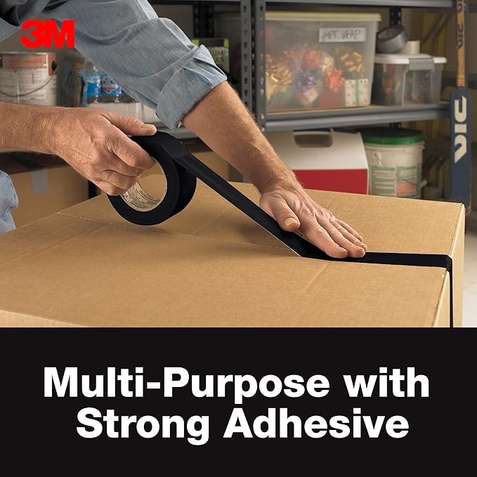 3M Multi-Use Colored Duct Tape, Brown with Strong Adhesive and Water-Resistant Backing, Multi-Surface 3M Duct Tape for Indoor and Outdoor Use, 1.88 Inches x 20 Yards, 1 Roll (3920-BR)