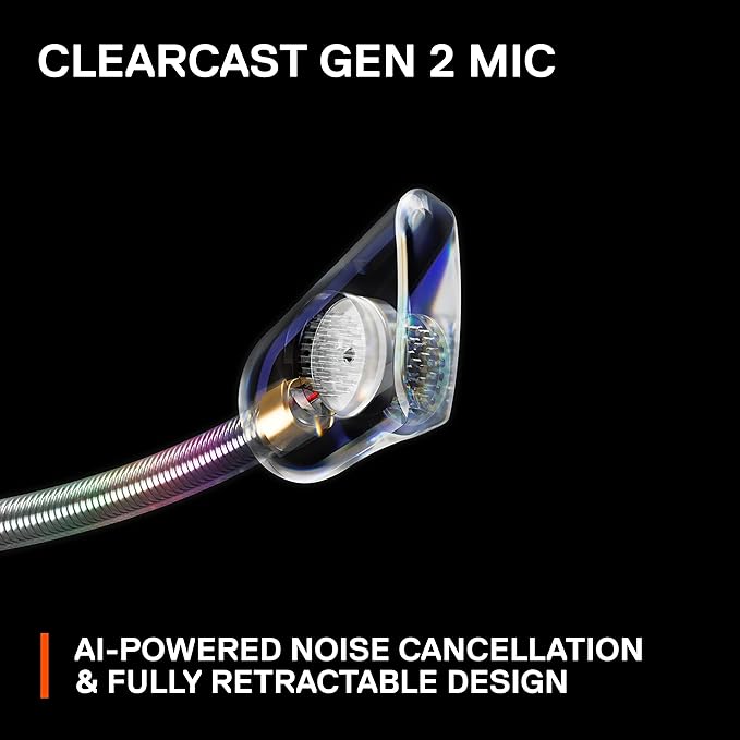 SteelSeries Arctis Nova Pro Wireless Multi-System Gaming Headset - Premium Hi-Fi Drivers - Active Noise Cancellation - Infinity Power System - ClearCast Gen 2 Mic - PC, PS5, PS4, Switch, Mobile