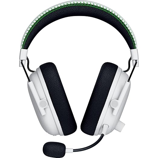 Razer BlackShark V3 Pro Wireless ANC Gaming Headset for Xbox: Full Band Mic - 50mm Driver - 2.4 GHz, Bluetooth, USB, 3.5mm - Works with PC, Mac, PS5, Nintendo Switch - Long Battery Life - White