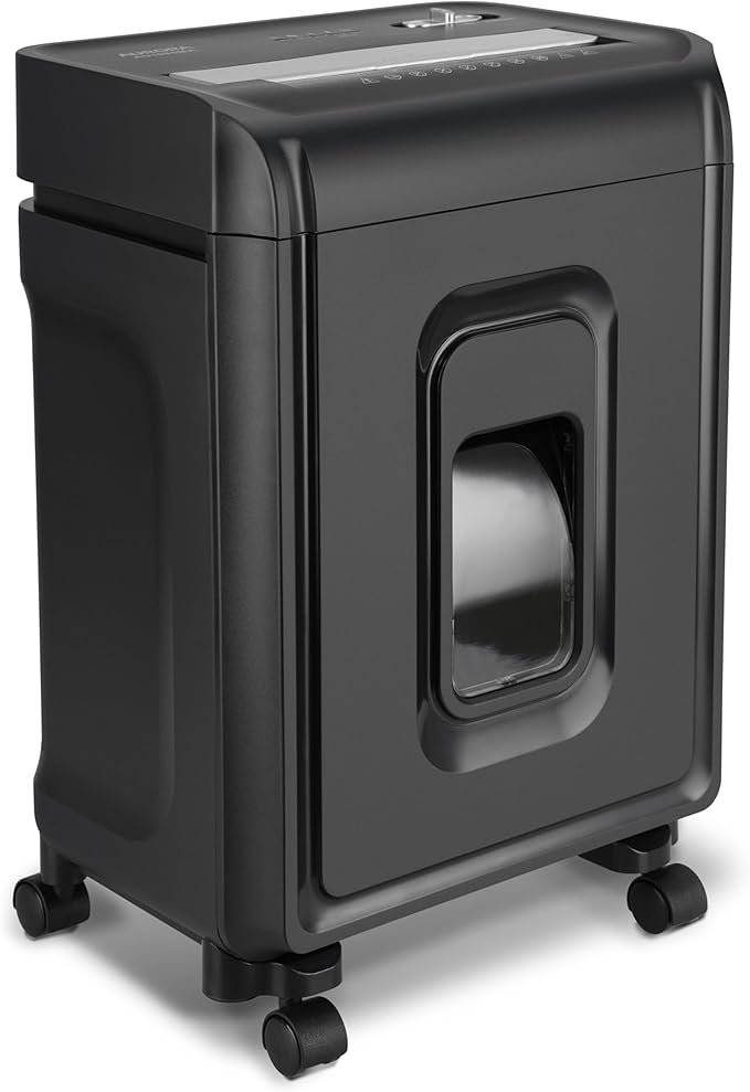 Aurora AU1085MA High-Security 10-Sheet Micro-Cut Paper and Credit Card Shredder with 4-Gallon Pullout Wastebasket/ 20 min Run Time