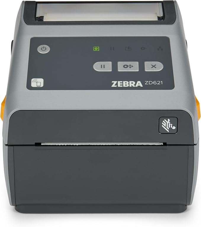 ZEBRA ZD621 Thermal Shipping Label Printer 4"| 203 DPI | No Ink Required | 4x6 | USB, Serial, Ethernet, Tap to Print NFC | 2 Year Warranty | UPS/USPS/FedEx | Direct Thermal